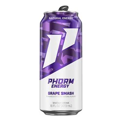 Phorm Energy Grape Smash 16fz - 16 Fz