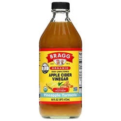 Bragg Vinegar Pineapple Turmeric Organic - 16 Fz