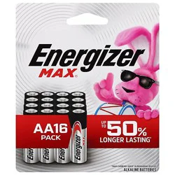 Energizer Max Alkaline Aa Batteries 16 Pack - 16 Ct