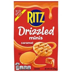 Ritz Drizzled Minis Caramel Cookies - 8 Oz