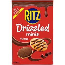 Ritz Drizzled Minis Fudge 8oz - 8 Oz