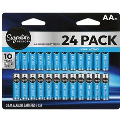 Signature Select Batteries Aa 24 Ct - 24 Ct