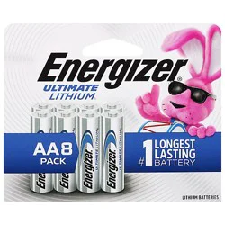 Energizer Ultimate Lithium Aa Batteries - 8 Pack - 8 Ct