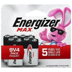 Enr Max Battery 9v 4ct - 4 Ct