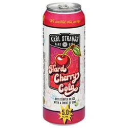 Karl Strauss Cherry Cola Hard Soda 19.2 Fl Oz Can - 19.2 Fz