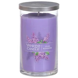 Yankee Candle Lilac Blossoms Medium Pillar Candle - 14.25 Oz