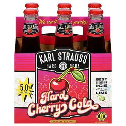 Karl Strauss Cherry Cola Hard Soda 6-12 Fl Oz Bottles - 6-12 Fz