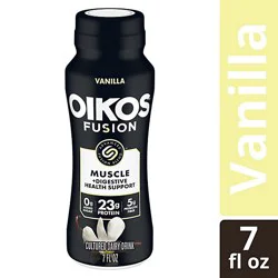 Dannon Oikos Fusion Vanilla Drink 23 Gram Protein , 7 Fz - 7 Fz