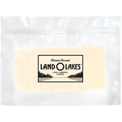 Land O Lakes Pre-Bagged Sliced White Deli American Cheese - 8 Oz