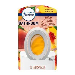 Febreze Bathroom Air Freshener, Juicy Summer Peaches - .25 Fl. Oz. - 0.25 Fz