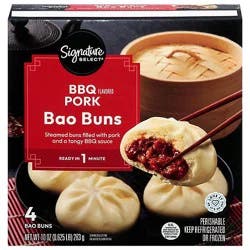 Signature Select Bao Buns Bbq Pork 4 Ct, 10 Oz - 10 Oz