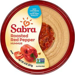 Sabra Fresh Roasted Red Pepper Hummus - 8 Oz