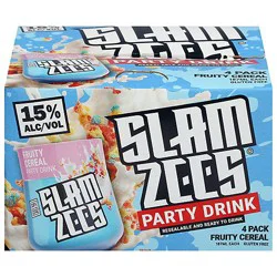 Slamzees Fruity Cereal 4-Pk Wine - 4-187 Ml