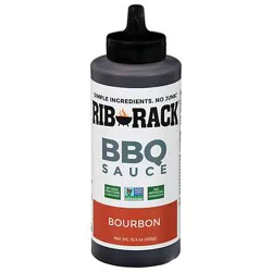 Rib Rack Bbq Sauce Bourbon - 15.3 Oz