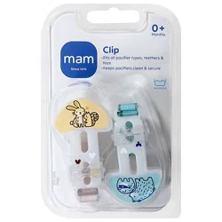 Double Clips 2 Pack Boy - 2 Ct