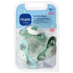 Mam Variety Pack Pacifier 16 Months - 3 Ct