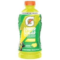 Gatorade Lower Sugar Electrolyte Sport Drink Lemonade - 28 Fl. Oz.