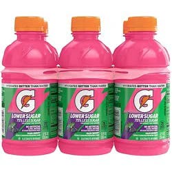 Gatorade Lower Sugar Electrolyte Sport Drink Rain Berry - 6-12 Fl. Oz.
