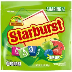 Starburst Sour Sharing Size Stand Up Pouch 15.6 Ounces Each - 15.6 Oz