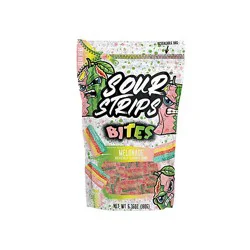 Sour Strips Bites Melonade Flavored Chewy Candy Bag - 6.35 Oz