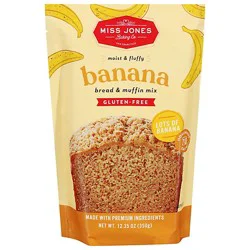 Miss Jones Banana Mix Gluten Free 12.35oz - 12.35 Oz
