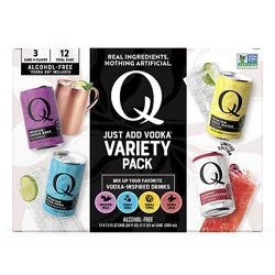 Q Tonic Mixer Vodka 4variety 12-8fz - 12-8 Fz