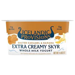 Icelandic Provisions Yogurt Salted Caramel Banana Skyr 4.4 Oz - 4.4 Oz