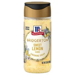 Mccormick Sweet Lemon Finishing Sugar 3.6 Oz - 3.6 Oz