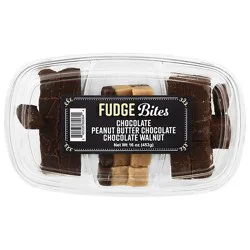 Fudgeamentals Fudge Bites Variety Tray - 15 Oz