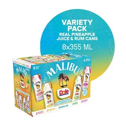 Malibu Dole Variety 8pk Cans - 8-12 Fz