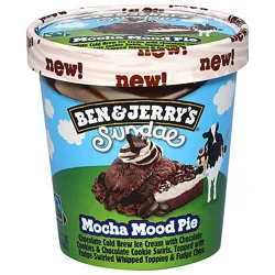Ben & Jerry's Ice Cream Mocha Mood Pie 14.4 Fz - 14.4 Fz