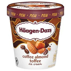 Haagen Dazs Coffee Almond Toffee - 14 Fz