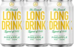 Long Drink Zero Sugar Pineapple Cans - 6-12 Fz