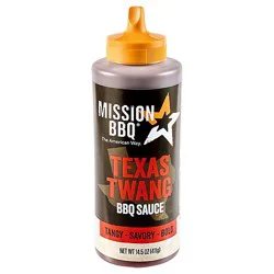 Mission Bbq Texas Twang, 14.5 Oz - 14.5 Oz