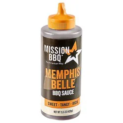 Mission Bbq Memphis Belle 15.5 Oz - 15.5 Oz
