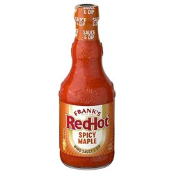 Frank's Redhot Spicy Maple Wings Sauce, 12.0 Fl Oz - 12 Fz