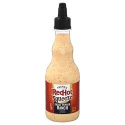 Frank's Redhot Ghost Pepper Ranch Squeeze Sauce, 12.0 Fl Oz - 12 Fz