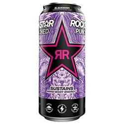 Rockstar Punch Blackberry - 16 Oz