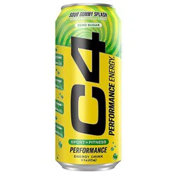 C4 Performance Sour Gummy Splash - 12 Oz