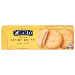 Delallo Lemon Cream Filled Cookie - 5.3 Oz