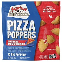 Against The Grain Frozen Uncured Pepperoni Pizza Poppers - 6 Oz
