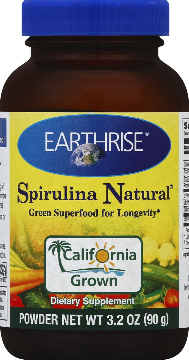 slide 1 of 1, Earth Rise Spirulina Powder, 3.2 oz