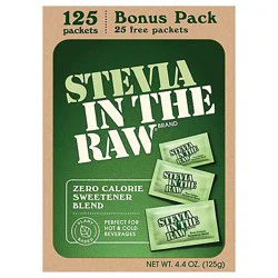 Stevia In The Raw Zero Calorie Sweetener Bonus Pack - 125 Count