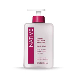 Native Hand Soap Cherry Vanilla Macaroon 13 Fl Oz - 13 Fz