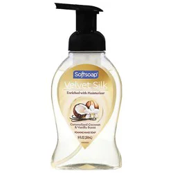 Softsoap Foam Hand Soap Velvet Silk Caramelized Coconut & Vanilla - 9 Fz