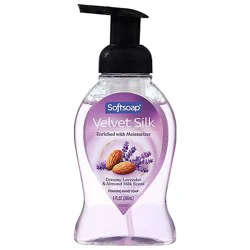 Softsoap Velvet Silk Lavender & Almond Milk Liquid Hand Wash 9 Fl Oz - 9 Fz