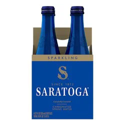 Saratoga Water Sparkling Spring 4pk - 48 Fz