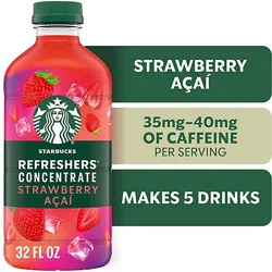 Starbucks Refresher Strawberry Acai 32fz - 32 Fz