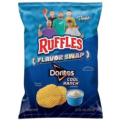 Ruffles Potato Chips Coolruffles Potato Chips Doritos Cool Ranch, 8 Oz Ranch, 8 Oz - 8 Oz