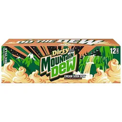 Mtn Dew Dirty Cream Soda Zero Sugar 12-12fz - 12-12 Fz
